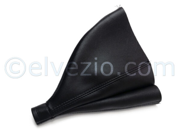 Cuffia Leva Cambio In Pelle Colore Nero per Alfa Romeo Duetto Coda Tronca 1990-94. A0099P