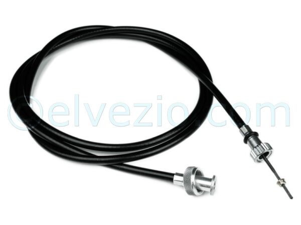Cavo Conta Chilometri per Alfa Romeo 1750-2000 Berlina, GT Junior, GT 1750 Veloce, GT 2000 e Giulia Berlina. Misura Cavo 1998 mm. Misure attacchi 16x1 e 20x1 mm. Rif. O.E. 105006450006-60710520