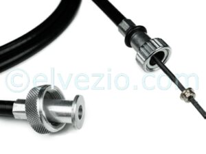 Cavo Conta Chilometri per Alfa Romeo 1750-2000 Berlina, GT Junior, GT 1750 Veloce, GT 2000 e Giulia Berlina. Misura Cavo 1998 mm. Misure attacchi 16x1 e 20x1 mm. Rif. O.E. 105006450006-60710520