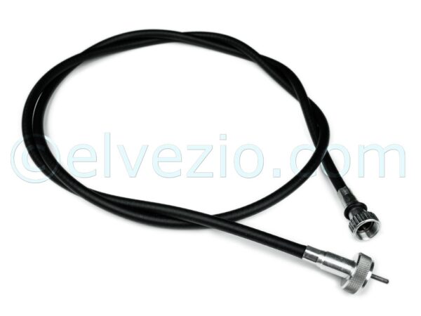 Cavo Contagiri per Alfa Romeo 1750-2000 Berlina, GT Junior, GT 1750 Veloce, GT 2000, Duetto Coda Tronca, Giulia Berlina e Junior Zagato. Misura Cavo 1509 mm. Misure attacchi 16x1 e 20x1 mm. Rif. O.E. 105126450126-60722070