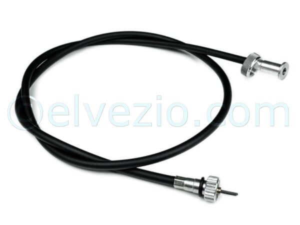 Cavo Contagiri per Alfa Romeo 1750-2000 Berlina, GT Junior, GT 1750 Veloce, GT 2000, Duetto Coda Tronca, Giulia Berlina e Junior Zagato. Misura Cavo 1268 mm. Misure attacchi 16x1 e 20x1 mm. Rif. O.E. 105006450127