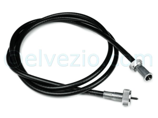 Cavo Conta Chilometri per Alfa Romeo Duetto Coda Tronca, GT Junior, GT 1750 Veloce, GT 2000, Giulia Berlina e 1750-2000 Berlina. Misura Cavo 1744 mm. Misure attacchi 16x1 e 20x1 mm. Rif. O.E. 105146450000
