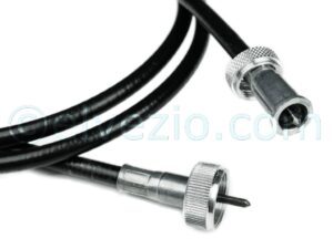 Cavo Conta Chilometri per Alfa Romeo Duetto Coda Tronca, GT Junior, GT 1750 Veloce, GT 2000, Giulia Berlina e 1750-2000 Berlina. Misura Cavo 1744 mm. Misure attacchi 16x1 e 20x1 mm. Rif. O.E. 105146450000