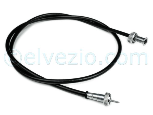 Cavo Contagiri per Alfa Romeo 1750-2000 Berlina, GT Junior, GT 1750 Veloce, GT 2000, Duetto Coda Tronca, Junior Zagato e Giulia Berlina. Misura Cavo 1410 mm. Misure attacchi 16x1 e 20x1 mm. Rif. O.E. 105006450128