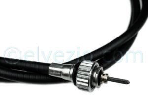 Cavo Conta Chilometri per Fiat 850 Spider, 850 Coupé, 850 Berlina e 850 Special. Modello 2^ Serie dal 1967. Misura Cavo 2455 mm. Misure attacchi 1A + 14N. Rif. O.E. 4136084