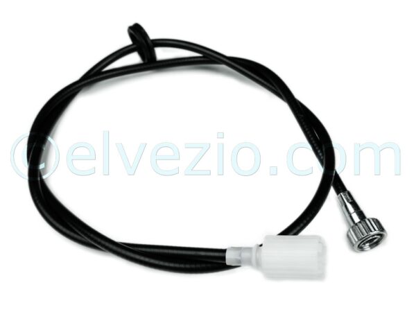 Cavo Conta Chilometri per Fiat 124 Spider Europa dal 1976. Misura Cavo 1240 mm. Misure attacchi 5E e 18x1,5 mm. Rif. O.E. 4399453