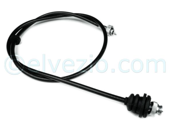 Cavo Conta Chilometri per Fiat 124 Spider Europa fino al 1975. Misura Cavo 1240 mm. Misure attacchi 16x1 e 18x1,5 mm. Rif. O.E. 4181687