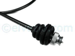 Cavo Conta Chilometri per Fiat 124 Spider Europa fino al 1975. Misura Cavo 1240 mm. Misure attacchi 16x1 e 18x1,5 mm. Rif. O.E. 4181687
