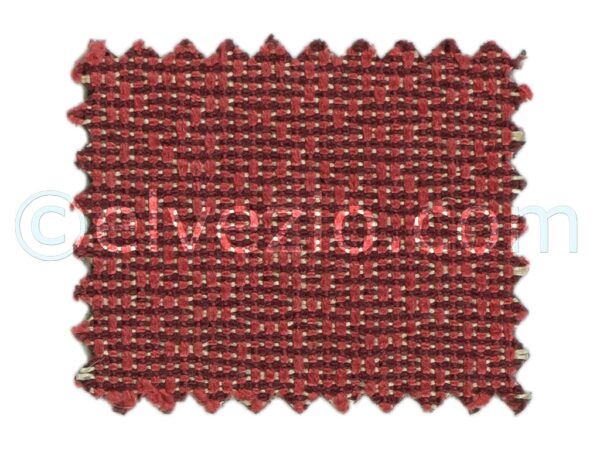 Tessuto tramato colore Rosso - Fiat 500 N e 500 D 1^ Serie