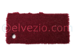 Moquette in Lana colore Bordeaux - Base Sintetica