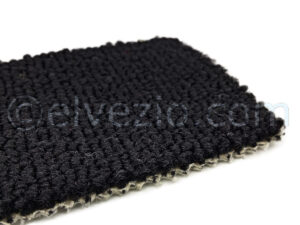 Moquette in Acrilico Bouclè colore Nero - Base Sintetica