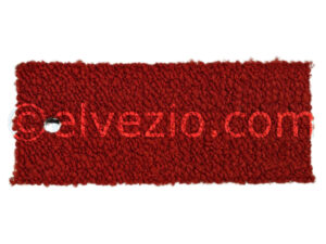 Moquette in Acrilico Bouclè colore Rosso - Base Sintetica