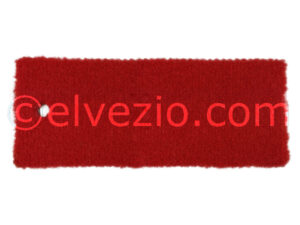 Moquette in Acrilico colore Rosso - Base Naturale