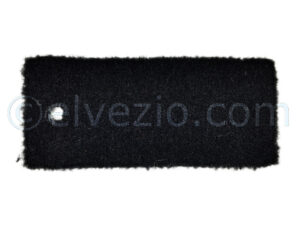 Moquette in Acrilico colore Nero - Base Naturale