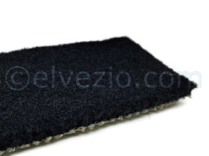 Moquette in Acrilico colore Nero - Base Naturale