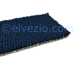 Moquette in Acrilico Bouclè colore Blu - Base Naturale