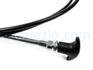 Cavo Apertura Cofano per Fiat 1300-1500 Berlina. Misura Guaina 1810 mm. Misura Cavo 2270 mm. Rif. O.E. 4061949