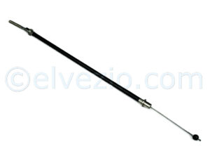 Cavo Acceleratore A Pedale per Fiat 124 Berlina, 124 Coupé e 124 Spider fino al 1975. Misura Guaina 250 mm. Misura Cavo 350 mm. Rif. O.E. 4162231-4291977.