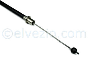 Cavo Acceleratore A Pedale per Fiat 124 Berlina, 124 Coupé e 124 Spider fino al 1975. Misura Guaina 250 mm. Misura Cavo 350 mm. Rif. O.E. 4162231-4291977.
