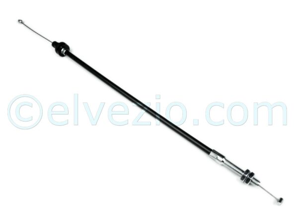 Cavo Acceleratore A Pedale per Fiat 124 Spider America dal 1982. Misura Guaina 400 mm. Misura Cavo 600 mm. Rif. O.E. 4442438.