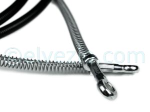 Handbrake Cable for Fiat 126 1st Series, 126 Personal and 126 FSM. Sheath Size 735 +735 mm. Cable Size 2360 mm. Rif. O.E. 4273200-92502088