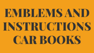 Emblems and Instructions Car Books FIAT 600