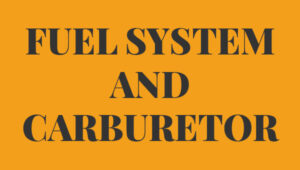 Fuel System and Carburetor FIAT 600