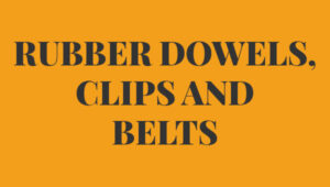 Rubber Dowels, Clips And Belts FIAT 500 N
